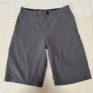 Quiksilver Amphibians Men’s Grey Shorts Size 28 Waist Skate Surf Everyday